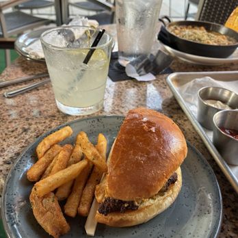 Pressbox - My half of the smash burger. SO great! - Sports Bars Near Me - Chicago, Illinois Pressbox - My half of the smash burger. SO great! - Sports Bars Near Me - Chicago, Illinois