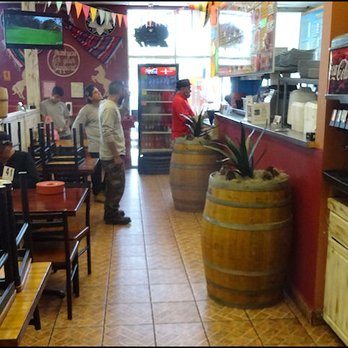 Taqueria Guadalajara - On the "other side" of the partition, looking toward the order counter, and the many customers lining up to place their orders. - Mexican Near Me - Antelope, California Taqueria Guadalajara - On the "other side" of the partition, looking toward the order counter, and the many customers lining up to place their orders. - Mexican Near Me - Antelope, California