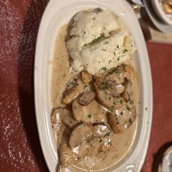 Villa Europa - Peach Chicken with mash potatoes - German Near Me - Augusta, Georgia