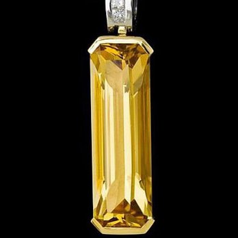 Michael Nutter Jeweler - YELLOW BERRYL AND DIAMOND PENDANT - Jewelry Repair Near Me Michael Nutter Jeweler - YELLOW BERRYL AND DIAMOND PENDANT - Jewelry Repair Near Me