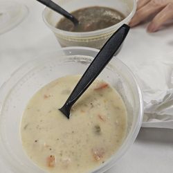 Cafe Pascale - Lentil and Creamy Chicken Soup