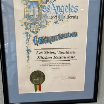 Les Sisters' Southern Kitchen - They've been around for a long time! - Cajun/Creole Near Me - Winnetka, California
