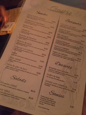 Menu photo 2 Varanda's Búzios, RJ