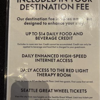 W Seattle - Destination Fee - Hotels Near Me - Seattle, Washington W Seattle - Destination Fee - Hotels Near Me - Seattle, Washington