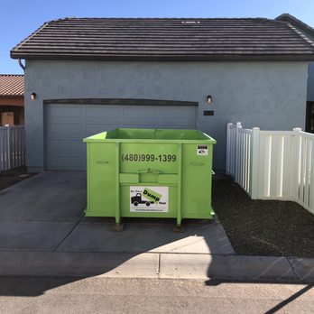 Bin There Dump That - East Valley - Clean, on slats - Dumpster Rental Near Me - Gilbert, Arizona Bin There Dump That - East Valley - Clean, on slats - Dumpster Rental Near Me - Gilbert, Arizona