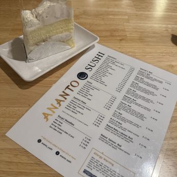 Ananto Sushi - Menu- November 2024 - Japanese Near Me - Stevenson Ranch, California