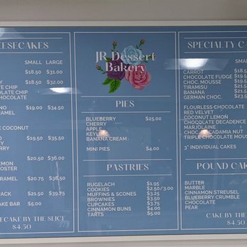 JR Dessert Bakery - Menu, December 2021 - Bakeries Near Me - Chicago, Illinois