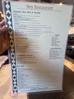 Menu photo 2 Ney Restaurant La Mesa, CA Menu photo 2 Ney Restaurant La Mesa, CA