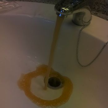 Hotel Riu Emerald Bay - The brown water coming from the sink - Hotels Near Me - Mazatlán, SIN
