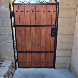 Back of gate for back yard Back of gate for back yard