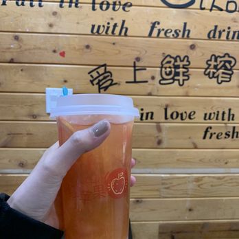 Yu's Cafe - Whole grapefruit tea with lychee jelly - Desserts Near Me - San Francisco, California Yu's Cafe - Whole grapefruit tea with lychee jelly - Desserts Near Me - San Francisco, California