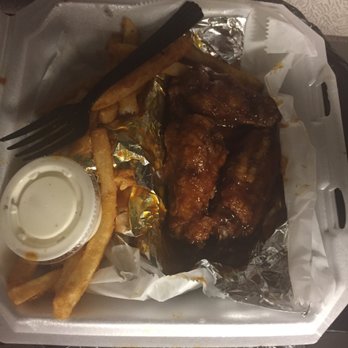 Deep Down South BBQ - I ate 4 wings and some of the fries already. FANTASTIC - Barbeque Near Me - Fort Myers, Florida Deep Down South BBQ - I ate 4 wings and some of the fries already. FANTASTIC - Barbeque Near Me - Fort Myers, Florida