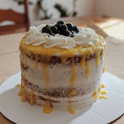 Hardy Coffee Co - Lemon cake with white buttercream. Beautifully made!