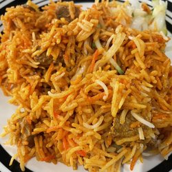 Shehnai Restaurant Authentic Indian Cuisine - Plated lamb biryani