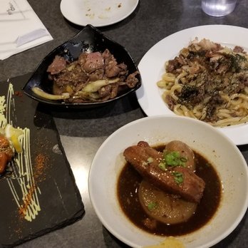 Guu Original Thurlow - Stewed pork belly, yaki udon, grilled beef tongue, salmon tar tar - Japanese Near Me - Vancouver, British Columbia Guu Original Thurlow - Stewed pork belly, yaki udon, grilled beef tongue, salmon tar tar - Japanese Near Me - Vancouver, British Columbia