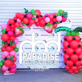 Paradise Balloon Designs - Organic Strawberry Display - Balloon Services Near Me Paradise Balloon Designs - Organic Strawberry Display - Balloon Services Near Me