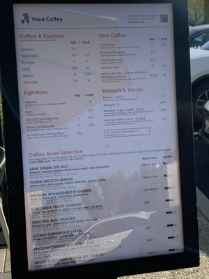 Menu photo 3 Voca Coffee Fremont, CA