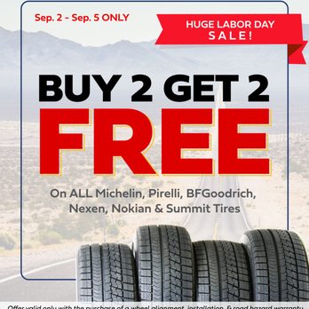 American Tire Depot - Buy 2 Get 2 Free! - 9/2-9/5 - Tires Near Me - Chula Vista, California American Tire Depot - Buy 2 Get 2 Free! - 9/2-9/5 - Tires Near Me - Chula Vista, California