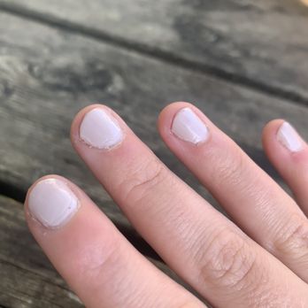 Fancy Nails - Manicure?? I can do a better job at home. Cuticles partially there, and nail polish got applied way to fast, parts of it missing! - Nail Salons Near Me - Mount Vernon, Washington