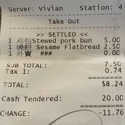 That is my bill. That is my bill.