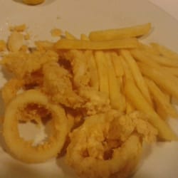 Pizzeria Il Saraceno - Frittura di calamari con patatine
