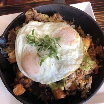Tostadas - Carnitas skillet with egg - Breakfast & Brunch Near Me - San Jose, California