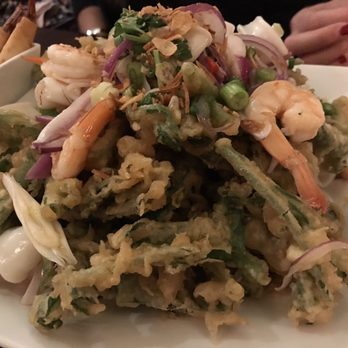 Spicy Shallot - Watercress salad, this is my absolute favorite! - Thai Near Me - Elmhurst, New York Spicy Shallot - Watercress salad, this is my absolute favorite! - Thai Near Me - Elmhurst, New York