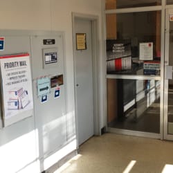 USPS - Inside the post office lobby