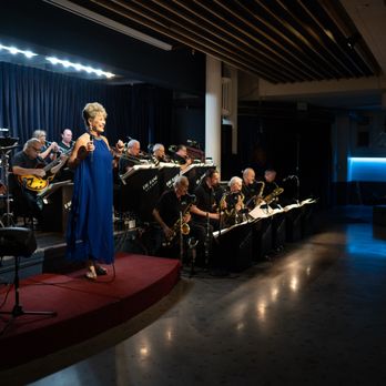 Big Band Alumni - Nancy Osborne and the Big Band Alumni performing for the audience at the Big Band Series, American Legion Post 43, Hollywood, CA - Musicians Near Me - Los Angeles, California Big Band Alumni - Nancy Osborne and the Big Band Alumni performing for the audience at the Big Band Series, American Legion Post 43, Hollywood, CA - Musicians Near Me - Los Angeles, California