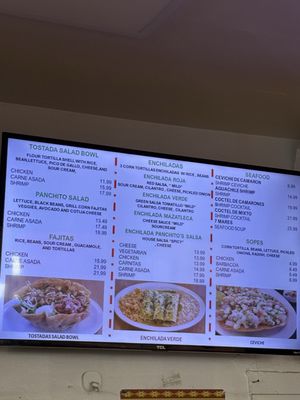 Menu photo 2 Panchito Mexican Restaurant Citrus Heights, CA
