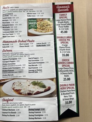 Menu photo 2 Giovanni's Pizza & Restaurant Wappingers Falls, NY Menu photo 2 Giovanni's Pizza & Restaurant Wappingers Falls, NY