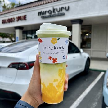 Mirakuru - Mango Matcha Milk - Coffee & Tea Near Me - Garden Grove, California