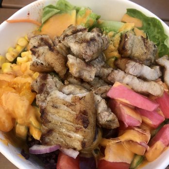 The Hangar - Pork belly bowl. Nice portions on the protein too. - Food Court Near Me - Long Beach, California The Hangar - Pork belly bowl. Nice portions on the protein too. - Food Court Near Me - Long Beach, California
