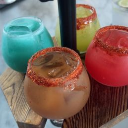 Margarita flight  delicious.