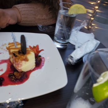 CZEN Restaurant Brooklyn - Cheese Cake, my mom couldn't wait to try it...it was good, creamy - Caribbean Near Me - Brooklyn, New York
