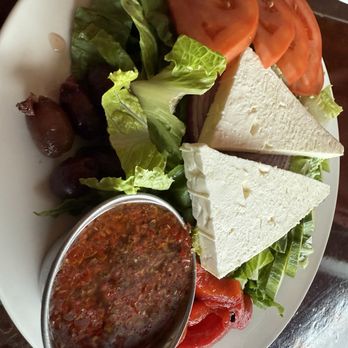 Oasis Mediterranean Cuisine - Greek salad - plenty of cheese! - Mediterranean Near Me - Key West, Florida