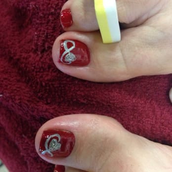 5 Star Nail Spa - Christina at 5 star nail, infinity symbol w a heart. - Nail Salons Near Me - Fort Worth, Texas