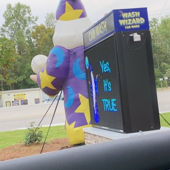 Wash Wizard - Sign out front - Car Wash Near Me - Summerville, South Carolina