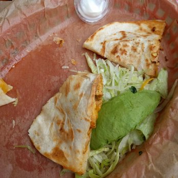Torchy's Tacos - From the kids' menu: the chicken quesadilla. My one year old loved it! - Tacos Near Me - Austin, Texas Torchy's Tacos - From the kids' menu: the chicken quesadilla. My one year old loved it! - Tacos Near Me - Austin, Texas
