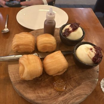 Tuome - Beignet dessert w homemade ice cream - New American Near Me - New York, New York Tuome - Beignet dessert w homemade ice cream - New American Near Me - New York, New York