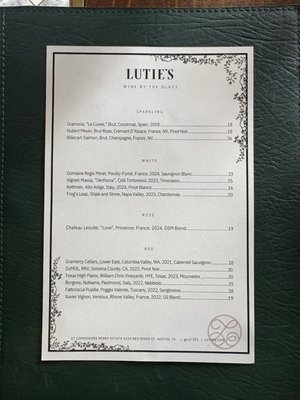 Menu photo 1 Lutie’s Austin, TX Menu photo 1 Lutie’s Austin, TX