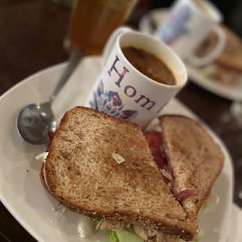 HoM Bay Ridge - Barnyard panino and tomato, rice and sausage soup... delicious! - Breakfast & Brunch Near Me - Brooklyn, New York HoM Bay Ridge - Barnyard panino and tomato, rice and sausage soup... delicious! - Breakfast & Brunch Near Me - Brooklyn, New York
