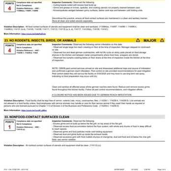 Farmer Boys - Health department report 10/25 - Breakfast & Brunch Near Me - Fontana, California Farmer Boys - Health department report 10/25 - Breakfast & Brunch Near Me - Fontana, California