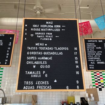 Maíz - Menu - Mexican Near Me - Seattle, Washington