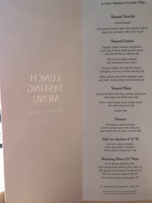 Menu photo 4 Botanic House Sydney, NSW