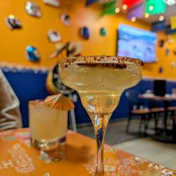 Casa Mexico - Cute, colourful decor. Decent service. Food was good. Dead on a Sat night but it was a cold, snowy night.