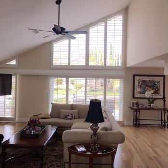 Nantucket Shutters - * 3 1/2 inch louvered basswood Shutters * Angled upper window - Shutters Near Me - Chatsworth, California Nantucket Shutters - * 3 1/2 inch louvered basswood Shutters * Angled upper window - Shutters Near Me - Chatsworth, California
