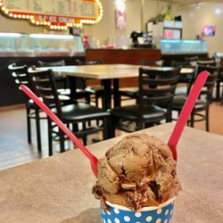 Zoey's Cafe & All Natural Ice Cream - Scoop of Oregon Trail (worth the price supplement!)