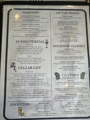 Menu photo 2 Dockside Pub Swampscott, MA