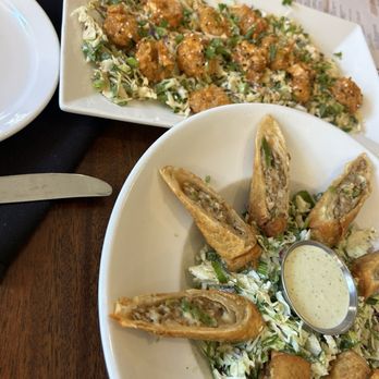 The Union Kitchen - The Phil Egg Rolls Crispy Bang Bang Shrimp - New American Near Me - Houston, Texas